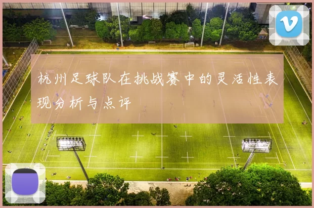 杭州足球队在挑战赛中的灵活性表现分析与点评